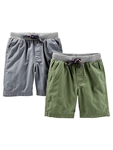 Simple Joys by Carter's Baby Boys' Toddler Shorts, 2-Pack