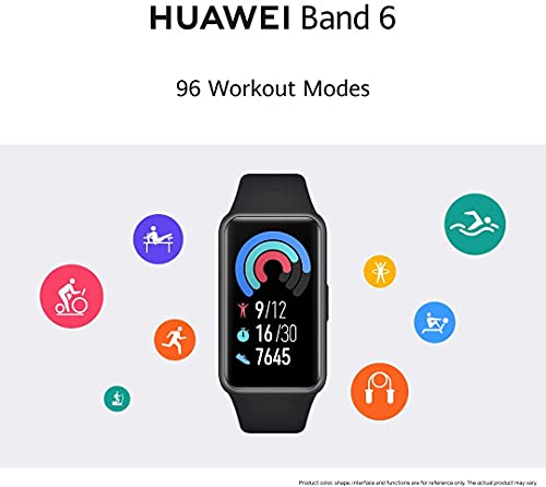 HUAWEI Band 6 Fitness Tracker Smartwatch - Black