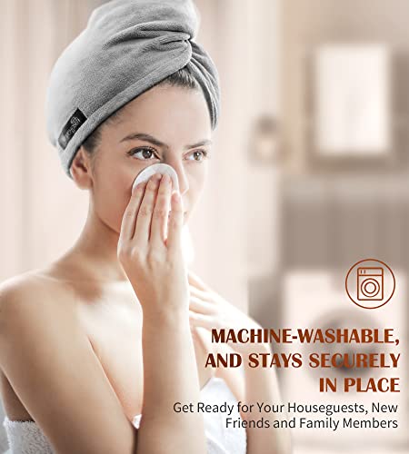 POPCHOSE Microfiber Hair Towel Wrap for Women