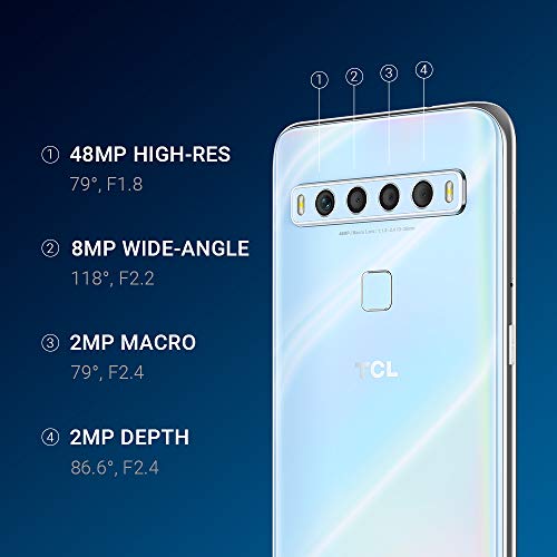 TCL 10L Unlocked Android Smartphone - 64GB+6GB RAM