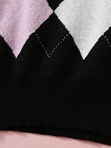MakeMeChic Girls' Strawberry Sweater Vest
