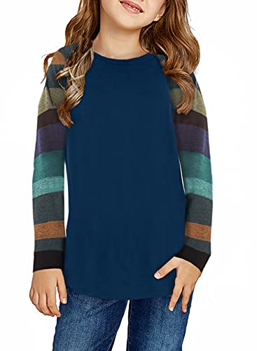 Dokotoo Blue Color Block Tunic Shirt - Girls Size 12-13