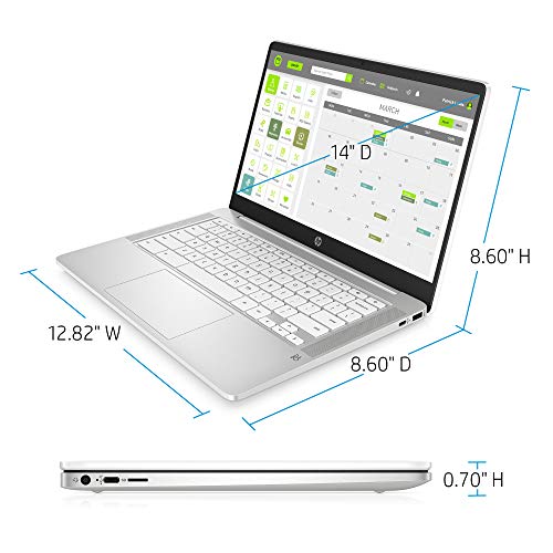 HP Chromebook: 14-Inch HD Laptop with Intel Celeron Processor, 4GB RAM, and 32GB eMMC