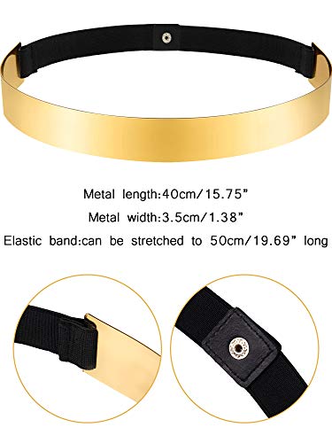 Gold Metal Waist Belts for Women (Multicolored)