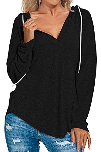 Women's V Neck Pullover Sweatshirt