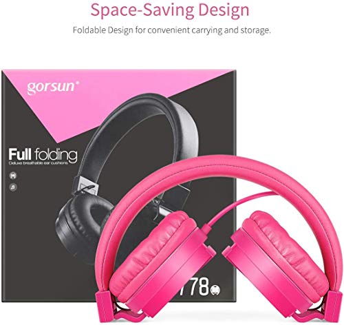 Gorsun Lightweight Kids Wired Headphones