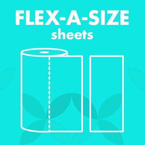 Presto! Flex-a-Size Paper Towels, Huge Roll, 6 Count