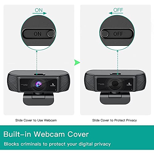 2021 AutoFocus 1080P Webcam with Microphone
