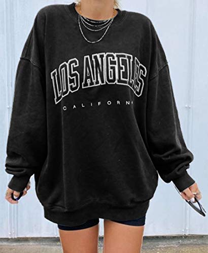 Women's LA Long Sleeve Oversized Sweatshirt