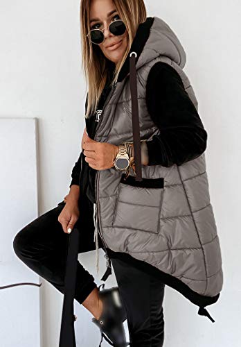 Kaxindeb Women's Hooded Outwear Vest