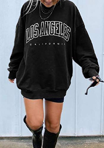 Women's LA Long Sleeve Oversized Sweatshirt