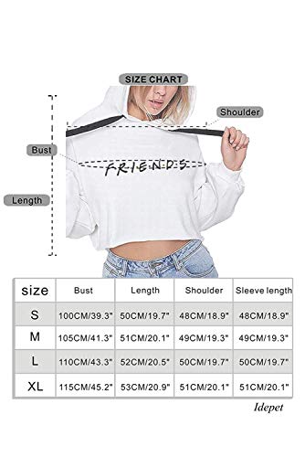 Idepet Casual Letters Print Crop Top