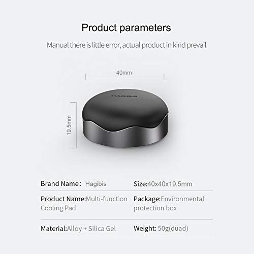 Invisible Laptop Cooling Pad with Magnetic Feet