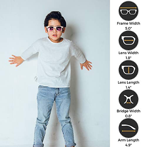 Flexible Polarized Sunglasses for Kids (Pink)