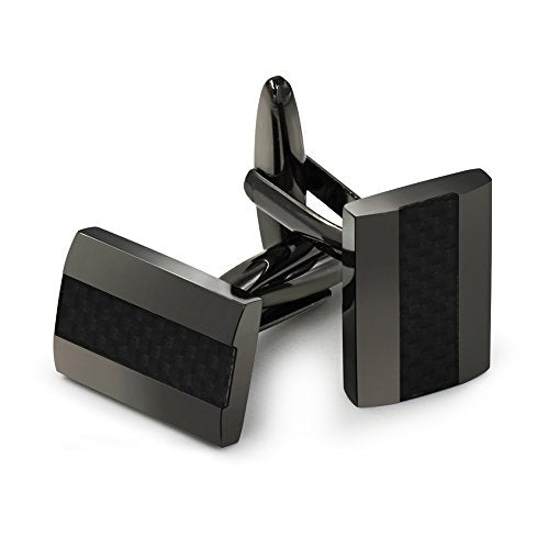 Carbon Fiber Handcrafted Cufflinks