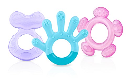 Nuby 3 Step Soothing Teether Set, BPA-Free