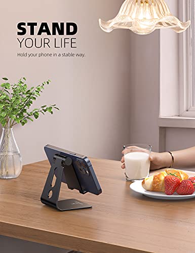Lamicall Adjustable Cell Phone Stand for 4-8'' Phones