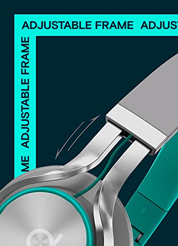 Artix CL750 On-Ear Headphones with Mic, Turquoise/Gray