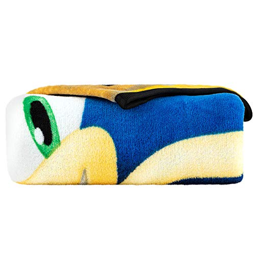 Sonic The Hedgehog Super Soft Micro Raschel Throw - 46 in x 60 in