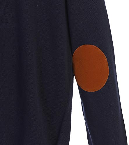 Gioberti Boy's Knitted Cardigan Sweater, Navy