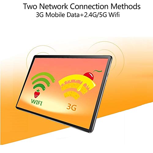 Android 9.0 Tablet 10 Inch with 3G Phone Call, 32GB Storage, Dual SIM, Quad Core, 5MP Camera, HD Touchscreen
