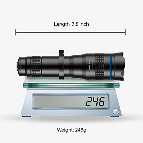 Apexel High Power 36X HD Telephoto Lens with Phone Tripod