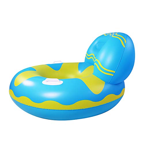 Inflatable Pool Lounger Float with Cup Holder