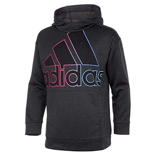 adidas Girls' Colorful Hooded Fleece Tunic Sweatshirt