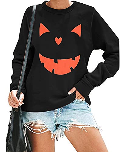 Women's Halloween Pumpkin Sweatshirt