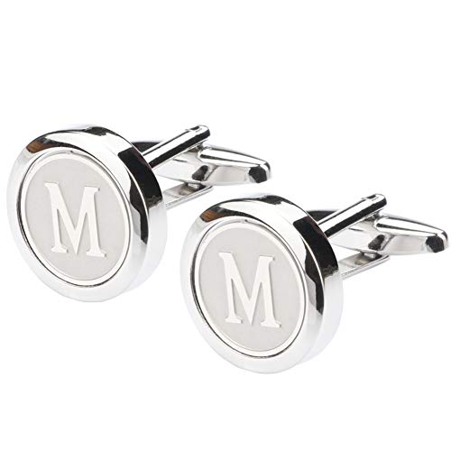 Stainless Steel Initial Cufflinks