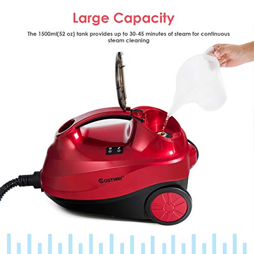 Costway 2000W Multipurpose Steam Cleaner - with 19 Accessories