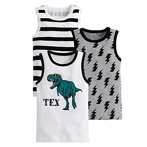 Benetia Toddler Tank Tops, 3-Pack, Size 5t 6t