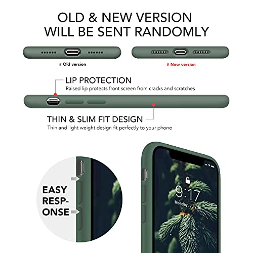 OUXUL Liquid Silicone Gel Rubber Case for iPhone X/Xs