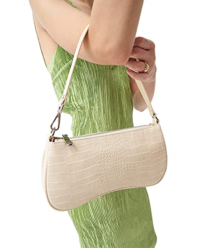 JW PEI Crocodile Vegan Leather Shoulder Bag