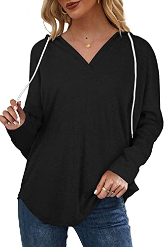 Women's V Neck Pullover Sweatshirt