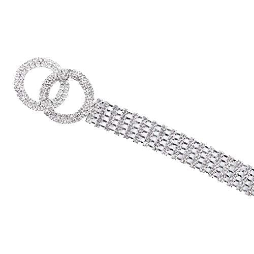 Crystal Rhinestone Waistband Belt for Women
