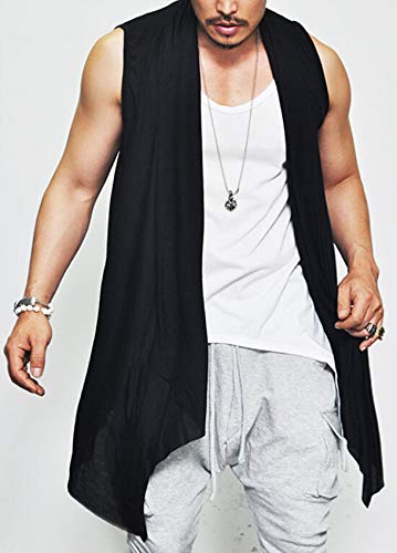 Ruffle Shawl Collar Cardigan Vest