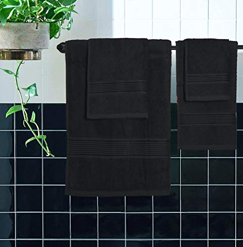 Elvana Home Ultra Soft 6 Pack Cotton Towel Set