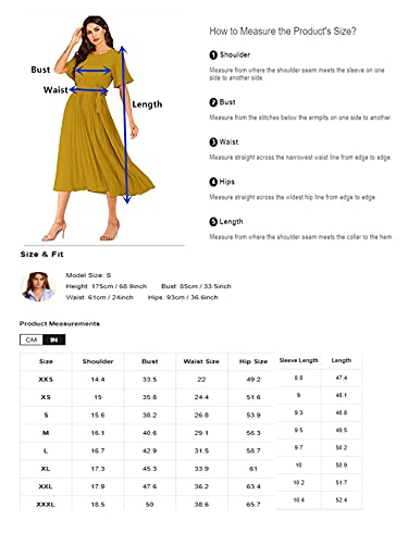 Elegant Pleated Flounce Dress