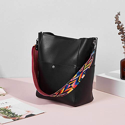 BROMEN Designer Vegan Leather Bucket Purse