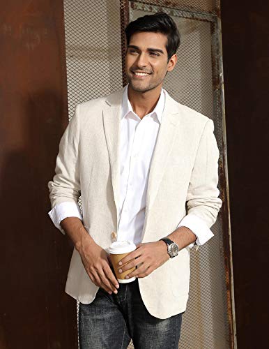 Casual Linen Sport Coat for Men