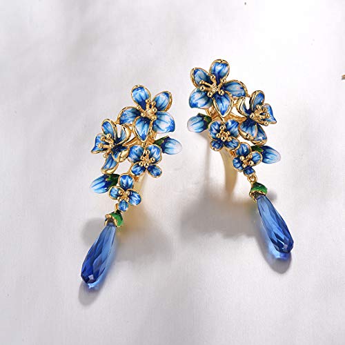 Santuzza Orchid Earrings