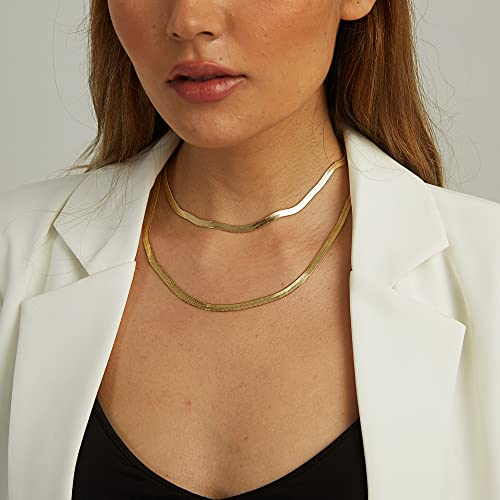 Gold Snake Chain Necklace