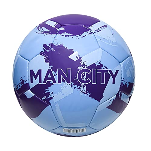 Team soccer ball brushed by Manchester City FC