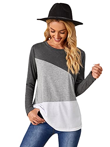 Colorblock Crewneck Comfy Tee