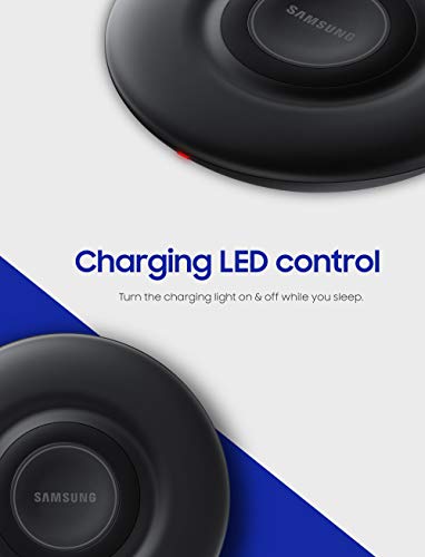 Fast Charge Wireless Charger Pad (2019 Edition) with Cooling Fan for Galaxy Phones, Watches and Apple Iphone Devices