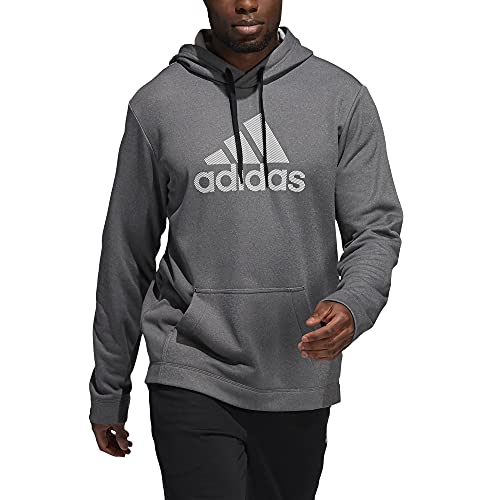 Adidas Game and Go Pullover Hoodie (Solid Grey, L)