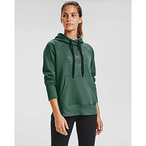 Under Armour Women's Green Metallic Hoodie (X-Large)