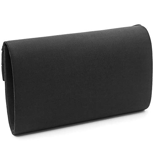 Milisente Suede Evening Clutch Bag