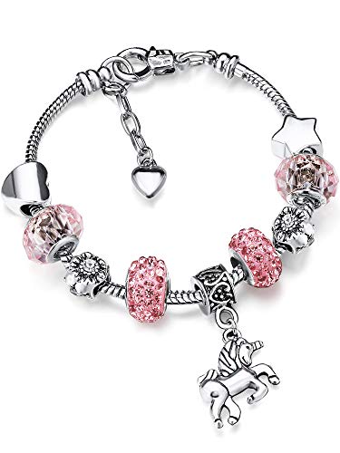 Sparkly Unicorn Charm Bracelet